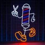 Occupations Trades Neon Sign Barber Pole Led 1
