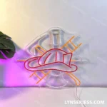 Occupations Trades Neon Sign Fireman 1