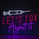 Occupations Trades Neon Sign Let8217s Tox About It 1