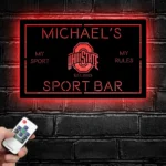 Ohio State Buckeyes Metal Sign Bespoke Ohio State Logo 1
