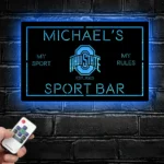 Ohio State Buckeyes Metal Sign Bespoke Ohio State Logo 1