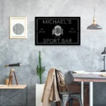 Ohio State Buckeyes Metal Sign Bespoke Ohio State Logo 1