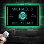 Ohio State Buckeyes Metal Sign Bespoke Ohio State Logo 1