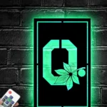 Ohio State Buckeyes Metal Sign Leaf 1