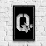 Ohio State Buckeyes Metal Sign Leaf 1