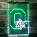 Ohio State Buckeyes Neon Sign Leaf 1