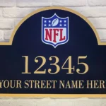 Oklahoma City Thunder Metal Sign Okc Hoop Logo 1