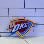 Oklahoma City Thunder Neon Sign Okc Thunder Icon 1