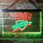 Oklahoma City Thunder Neon Sign Thunder Team Logo 1
