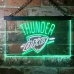 Oklahoma City Thunder Neon Sign Thunder Team Logo 1