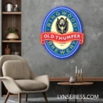 Old Thumper Neon Sign Wild Boar 1