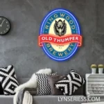 Old Thumper Neon Sign Wild Boar 1