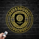 Orlando City Metal Sign Custom Mls Fc 1