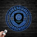 Orlando City Metal Sign Custom Mls Fc 1