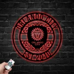 Orlando City Metal Sign Custom Mls Fc 1