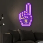 Orlando City Neon Sign Mls Fc Foam Finger 1