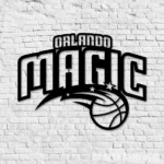 Orlando Magic Metal Sign Logo 1