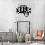 Orlando Magic Metal Sign Logo 1