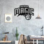 Orlando Magic Metal Sign Logo 1