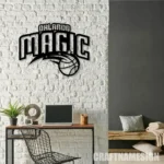 Orlando Magic Metal Sign Logo 1