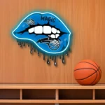 Orlando Magic Neon Sign Dripping Lips 1