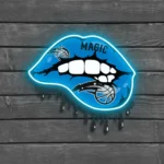 Orlando Magic Neon Sign Dripping Lips 1
