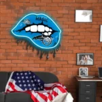 Orlando Magic Neon Sign Dripping Lips 1