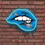 Orlando Magic Neon Sign Dripping Lips 1