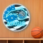Orlando Magic Neon Sign Us Pennant Acrylic 1