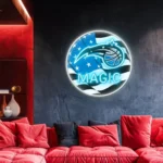Orlando Magic Neon Sign Us Pennant Acrylic 1