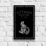 Ottawa Senators Metal Sign Custom Est 1991 Nhl 1