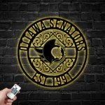 Ottawa Senators Metal Sign Custom Nhl 1