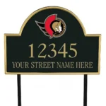 Ottawa Senators Metal Sign Ottawa Crest Art 1