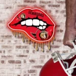 Ottawa Senators Neon Sign Dripping Lips 1