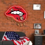 Ottawa Senators Neon Sign Dripping Lips 1