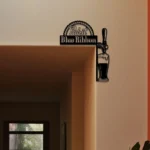 Pabst Blue Ribbon Metal Sign Tap Handle 1