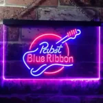 Pabst Blue Ribbon Neon Sign Fretboard 1