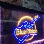 Pabst Blue Ribbon Neon Sign Fretboard 1