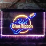 Pabst Blue Ribbon Neon Sign Fretboard 1