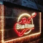 Pabst Blue Ribbon Neon Sign Fretboard 1