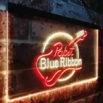 Pabst Blue Ribbon Neon Sign Fretboard 1