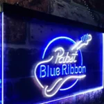 Pabst Blue Ribbon Neon Sign Fretboard 1