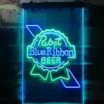 Pabst Blue Ribbon Neon Sign Logo 1