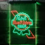 Pabst Blue Ribbon Neon Sign Logo 1