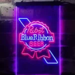 Pabst Blue Ribbon Neon Sign Logo 1
