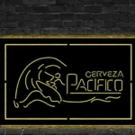 Pacifico Metal Sign Cerveza Wave Surfing 1