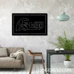 Pacifico Metal Sign Cerveza Wave Surfing 1