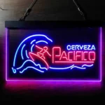 Pacifico Neon Sign Cerveza Wave Surfing 1