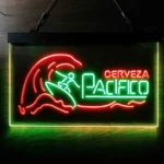 Pacifico Neon Sign Cerveza Wave Surfing 1