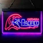 Pacifico Neon Sign Cerveza Wave Surfing 1